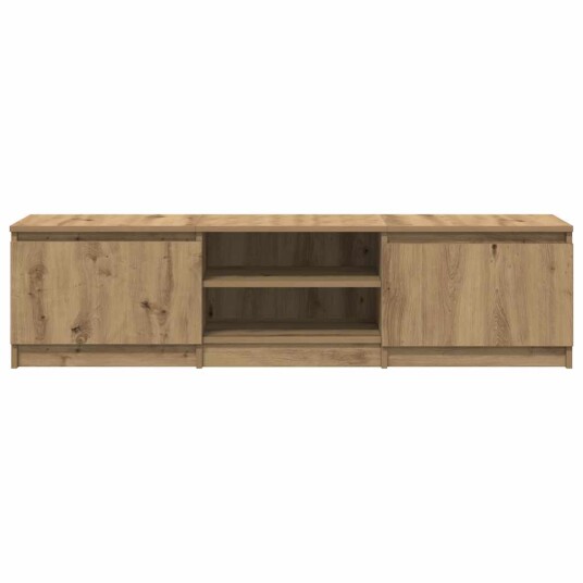 TV benk artisan eik 140x40x36 cm konstruert tre