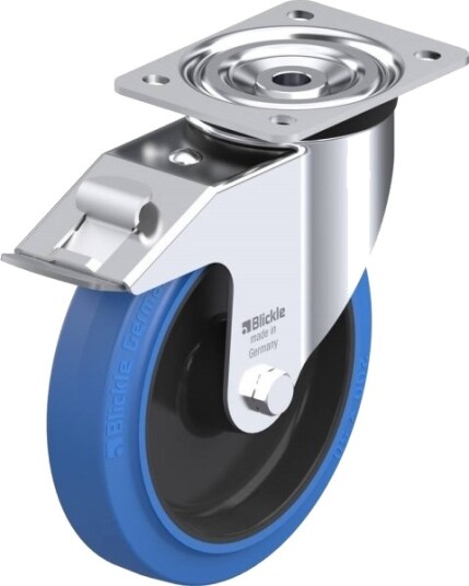 Blickle 622209 L-Poev 200R-Fi-Sb Styrehjul Med Brems 200 Mm, 400 Kg (1 Stk.) Blickle 622209 L-Poev 200R-Fi-Sb Styrehjul Med Brems 200 Mm, 400 Kg (1 Stk.)