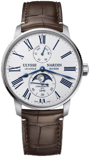 Ulysse Nardin Herreklokke 1193 310LE 0A 175 1B Torpilleur Hvit/Lær