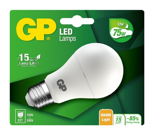 GP - LED Lamp Classic E27 12W 75W 1055lm