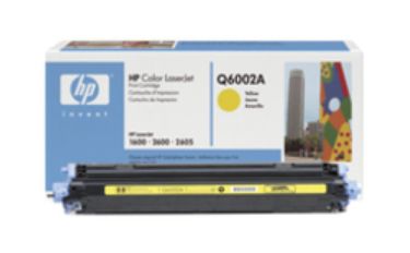 HP Gul original tonerpatron for Color LaserJet 1600 2600n 2605 2605dn 2605dtn CM1015 MFP CM1017 MFP