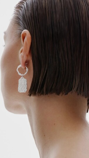 Kalevala Itu Hoop EarringSilver ONE SIZE Kalevala Itu Hoop EarringSilver ONE SIZE