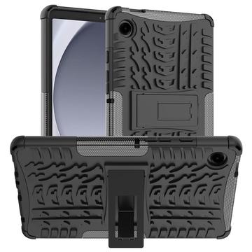 Samsung Galaxy Tab A9 Anti-Slip Hybrid-deksel med Stativ Svart