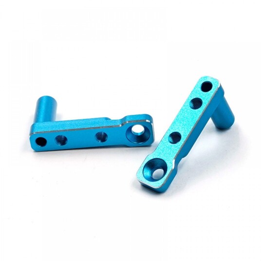 Yeah Racing TABB-003BU ALUMINUM SERVO MOUNT 2PCS FOR TAMIYA BBX