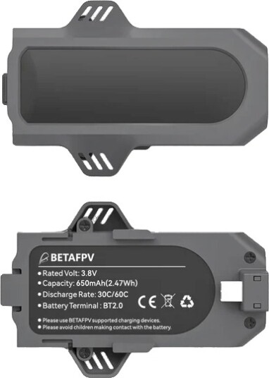 Betafpv Aquila16 650mAh Dronebatterier 2 pk Betafpv Aquila16 650mAh Dronebatterier 2 pk
