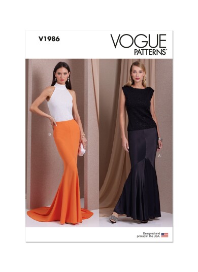 Vogue 1986 - Skjørt Y5 (18-20-22-24-26)