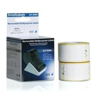 SEIKO SLP-RMRL WHITE LABEL REMOVABLE 28X51MM 220 LAB/ROLL 2 ROLL/BOX IN SUPL SEIKO SLP-RMRL WHITE LABEL REMOVABLE 28X51MM 220 LAB/ROLL 2 ROLL/BOX IN SUPL