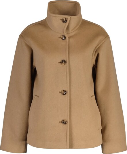 Gant Wool Blend Jacket WARM KHAKI L Gant Wool Blend Jacket WARM KHAKI L