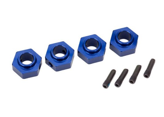 Traxxas 8269X Wheel Hubs 12mm Hex Alu Blue 4 TRX-4 Traxxas 8269X Wheel Hubs 12mm Hex Alu Blue 4 TRX-4