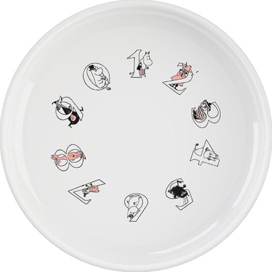 Moomin ABC Dyp tallerken Ø 15 cm Salmon