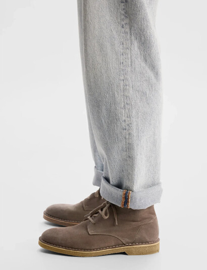 Selected Slhricco Suede Chukka Boot - Brown - 43