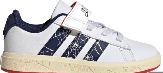 Adidas Performance Sko GRAND COURT SPIDER MAN EL Ftwwht/Dkbl Adidas Performance 31 Sko Hvit Marineblå Adidas Performance Sko GRAND COURT SPIDER MAN EL Ftwwht/Dkbl Adidas Performance 31 Sko Hvit Marineblå