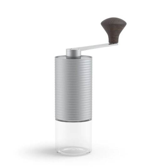 mill-one Definite Manual Coffee Grinder - Matte Silver mill-one Definite Manual Coffee Grinder - Matte Silver