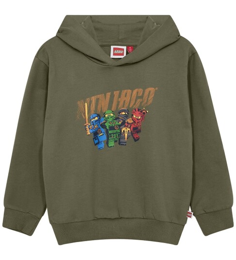 LEGO kidswear Lwsian 103   Hooded Sweatshirt   Khaki green   134