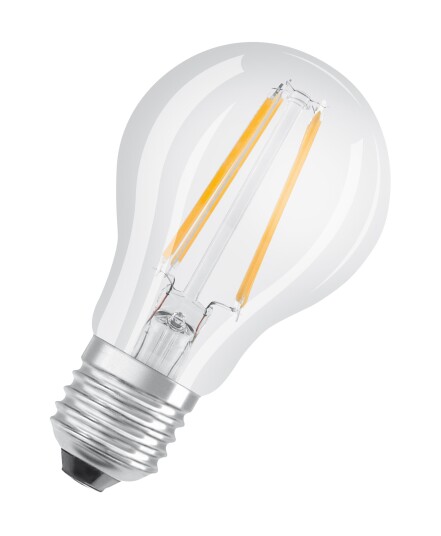 Osram LED-lyspære STAR+ GLOWdim standard 7W/827 (60W) filament clear dimmable E27 Osram LED-lyspære STAR+ GLOWdim standard 7W/827 (60W) filament clear dimmable E27