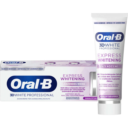 Tannbleking Tannpasta ORAL B 3D White 3D White Professional Express Brilliant White 75 ml Tannbleking Tannpasta ORAL B 3D White 3D White Professional Express Brilliant White 75 ml