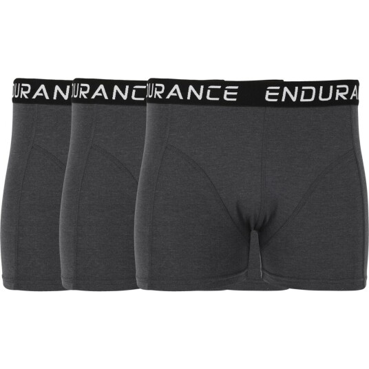 Endurance Burke Boxershorts 3-pack Dark Grey L