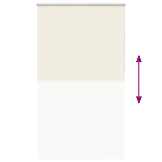 Rullegardin lystette 130x230 cm stoff bredde 126,6 cm polyester 8721158328205