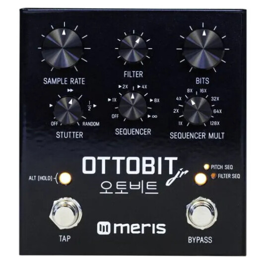Meris Ottobit Jr. Bitcrusher Pedal Inspired By Vintage Gaming Consoles