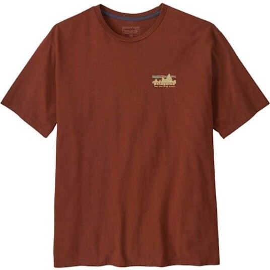 Patagonia "73 Skyline Organic T Shirt Herre Dvl/Dried Vanilla M