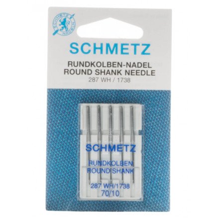 Schmetz Symaskinnåler 287 WH 1738 Str 70 5 stk Schmetz Symaskinnåler 287 WH 1738 Str 70 5 stk
