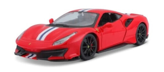 BBURAGO Ferrari 488 Pista Superbil Montert på forhånd 1:24 Ferrari 488 Pista Alle kjønn Metall Plast