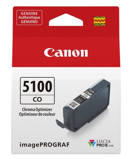 Canon Pfi-5100 Co 14.4 Ml Kromaoptimerer Original Hengeboks Blekkbeholder For Imageprograf Pro-310