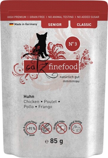 Catz Finefood Våtfôr Senior Sparepakke No 3 Kylling 32 X 85 G
