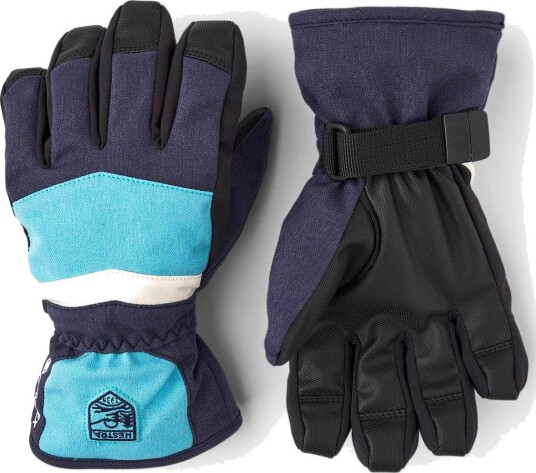Hestra Gore-Tex Alta Jr - 5 Finger Navy 4