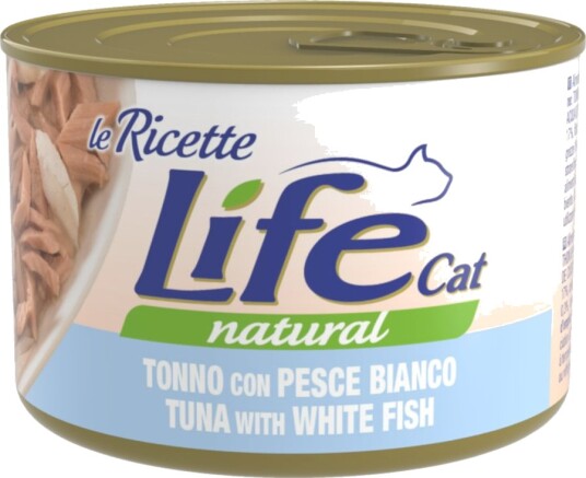 Life Cat Natural Våtfôr Life Cat Le Ricette Tunfisk Med Hvitfisk 24 X 150 G Life Cat Natural Våtfôr Life Cat Le Ricette Tunfisk Med Hvitfisk 24 X 150 G