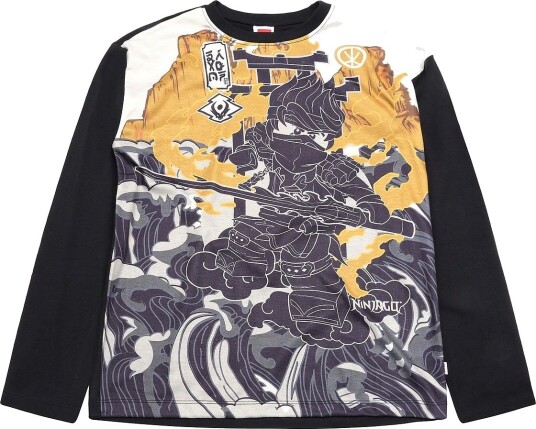 Lego Wear Lwtaj 718 - T-Shirt L/S. - BLACK - 146