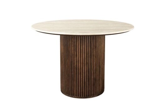 Dutchbone Arda Spisebord Ø115cm Hvit