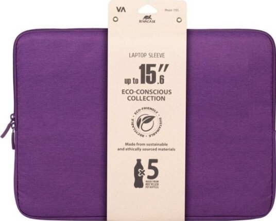 Rivacase Suzuka 7705, Sleeve Til Laptop, 39,6 Cm (15.6"), 170 G