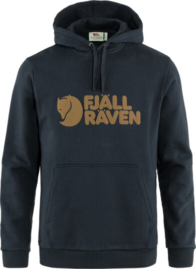 Fjällräven Men's Logo Hoodie Dark Navy S, Dark Navy Fjällräven Men's Logo Hoodie Dark Navy S, Dark Navy