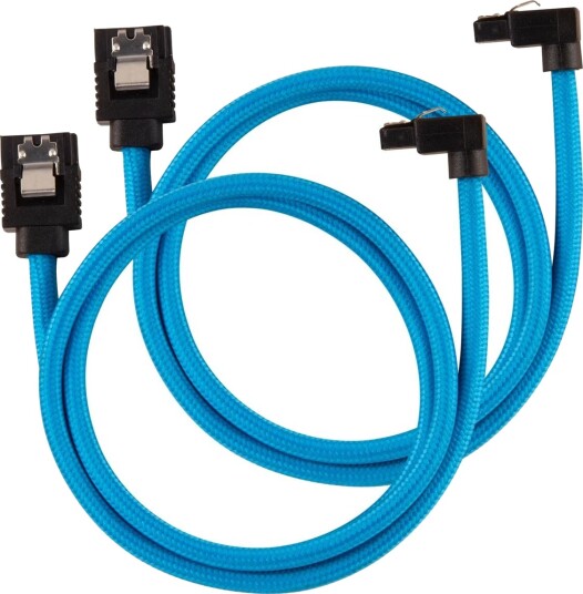 Corsair CC-8900285 SATA-kabel 0,6 m Sort, Blå Corsair CC-8900285 SATA-kabel 0,6 m Sort, Blå