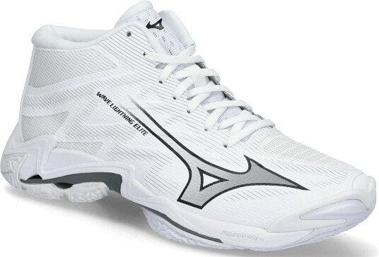 Mizuno Wave Lightning Elite Mid(U)   WHITE/ULTIMATE GRAY/BLACK   46.5