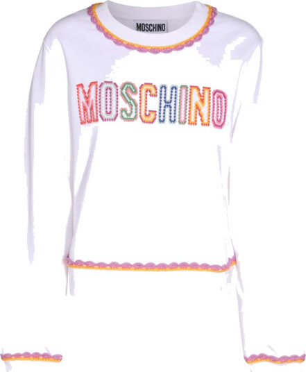Moschino Dame Gensere & Hettegensere Hvit XS,