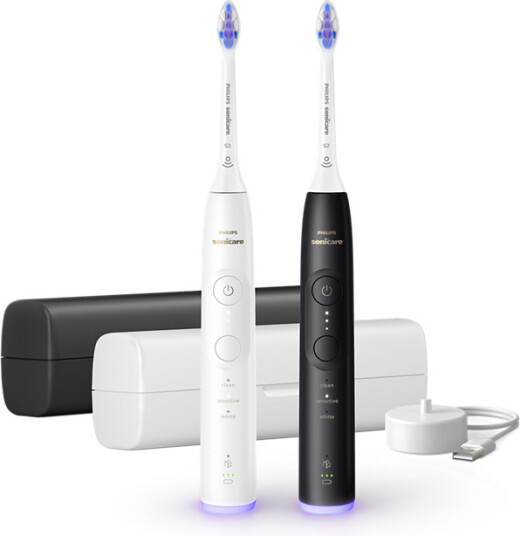 Philips Sonicare 6500 Elektrisk Tannbørste med Oppladbart Batteri Hvit/Svart HX7419/01 Philips Sonicare 6500 Elektrisk Tannbørste med Oppladbart Batteri Hvit/Svart HX7419/01