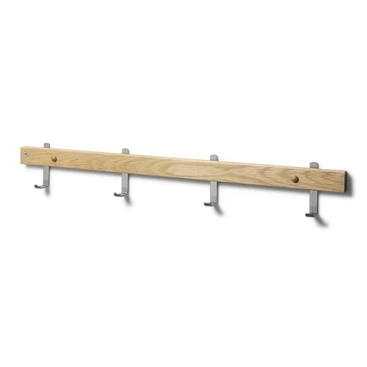 Oscarssons Möbel Nadja Knaggrekke 70 cm Hvit Lakkert bjørk