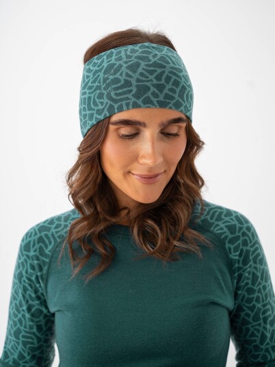 Johaug Win Wool Headband Grønn ONE SIZE Johaug Win Wool Headband Grønn ONE SIZE