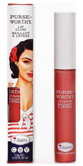 the Balm Purseworthy Lip Gloss Crossbody 7 ml