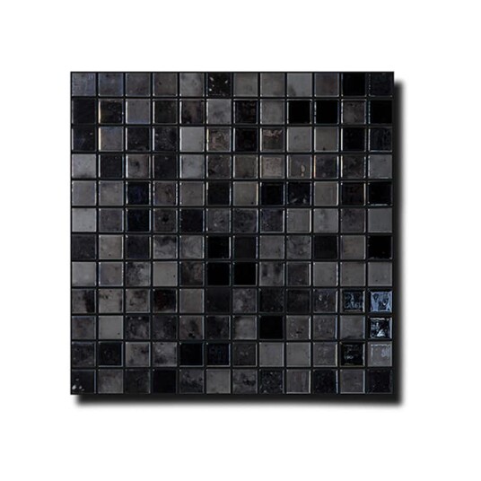 Mosaikk Lhådös Glas Mix Antrasitt 2,5x2,5 cm Mosaikk Lhådös Glas Mix Antrasitt 2,5x2,5 cm