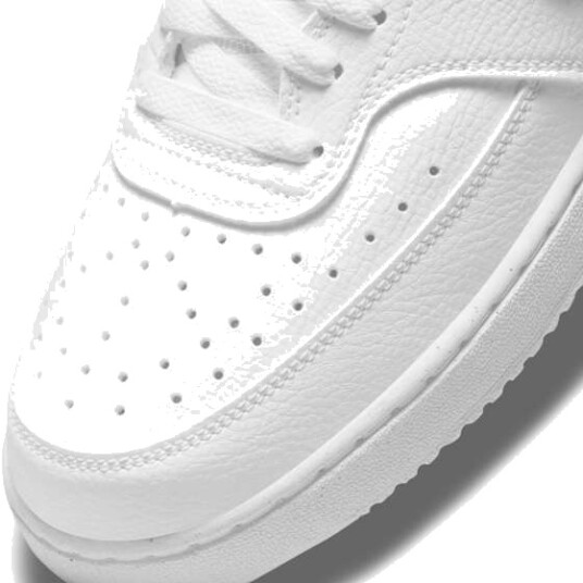 Nike Court Vision Low, sneaker herre 45 White/White-White Nike Court Vision Low, sneaker herre 45 White/White-White