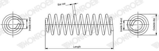 Fjær MONROE SP4950 Fjær MONROE SP4950