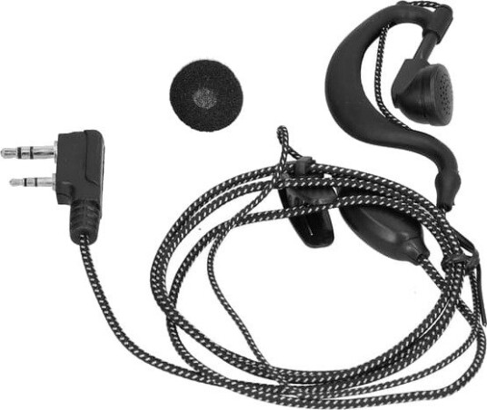 Flettet Trådløs Walkie Talkie Ørepropp for Baofeng BF‑6 7 8s Uv5r