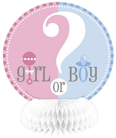 Babyshower Gutt/jente Bordpynt 