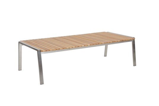 Brafab Naos salongbord Teak/rustfritt stål 140 x 75 cm Natur Brafab Naos salongbord Teak/rustfritt stål 140 x 75 cm Natur