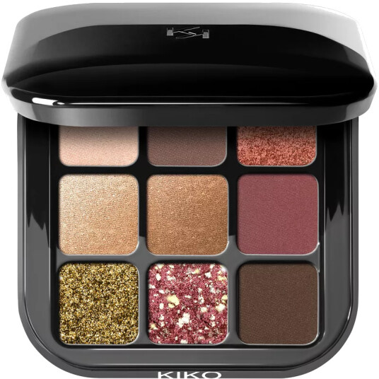 KIKO Milano Glamour Multi Finish Eyeshadow Palette 2.5 g 03 Burgundy Notes
