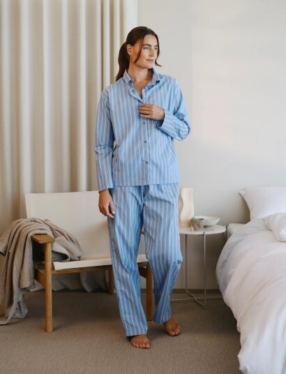 Høie of Scandinavia Sana Pyjamas Blue XL Høie of Scandinavia Sana Pyjamas Blue XL