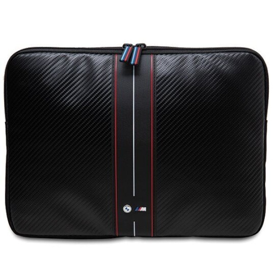 BMW Sleeve Bmcs14comscakr 14" Black/Black Carbon Red Stripes BMW Sleeve Bmcs14comscakr 14" Black/Black Carbon Red Stripes